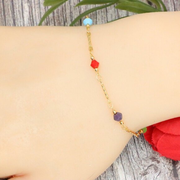 "Trendy Handmade Bracelet – A Stylish Gift for Women & Girls, MAR091551 - Picture 1 of 10